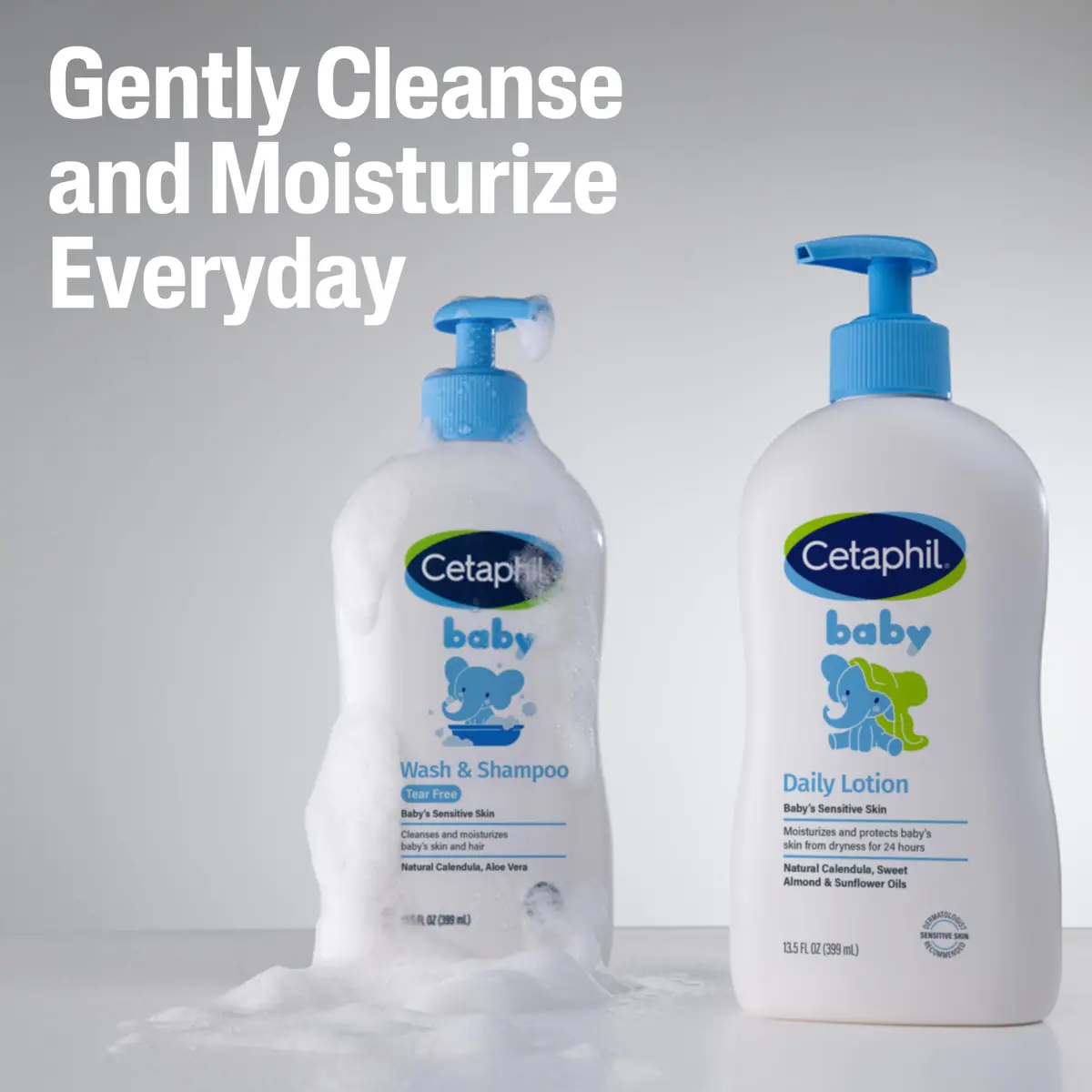Cetaphil Baby Shampoo and Body Wash with Organic Calendula, 7.8oz | Hypoallergenic, Tear-Free, Dermatologist Tested - view 5
