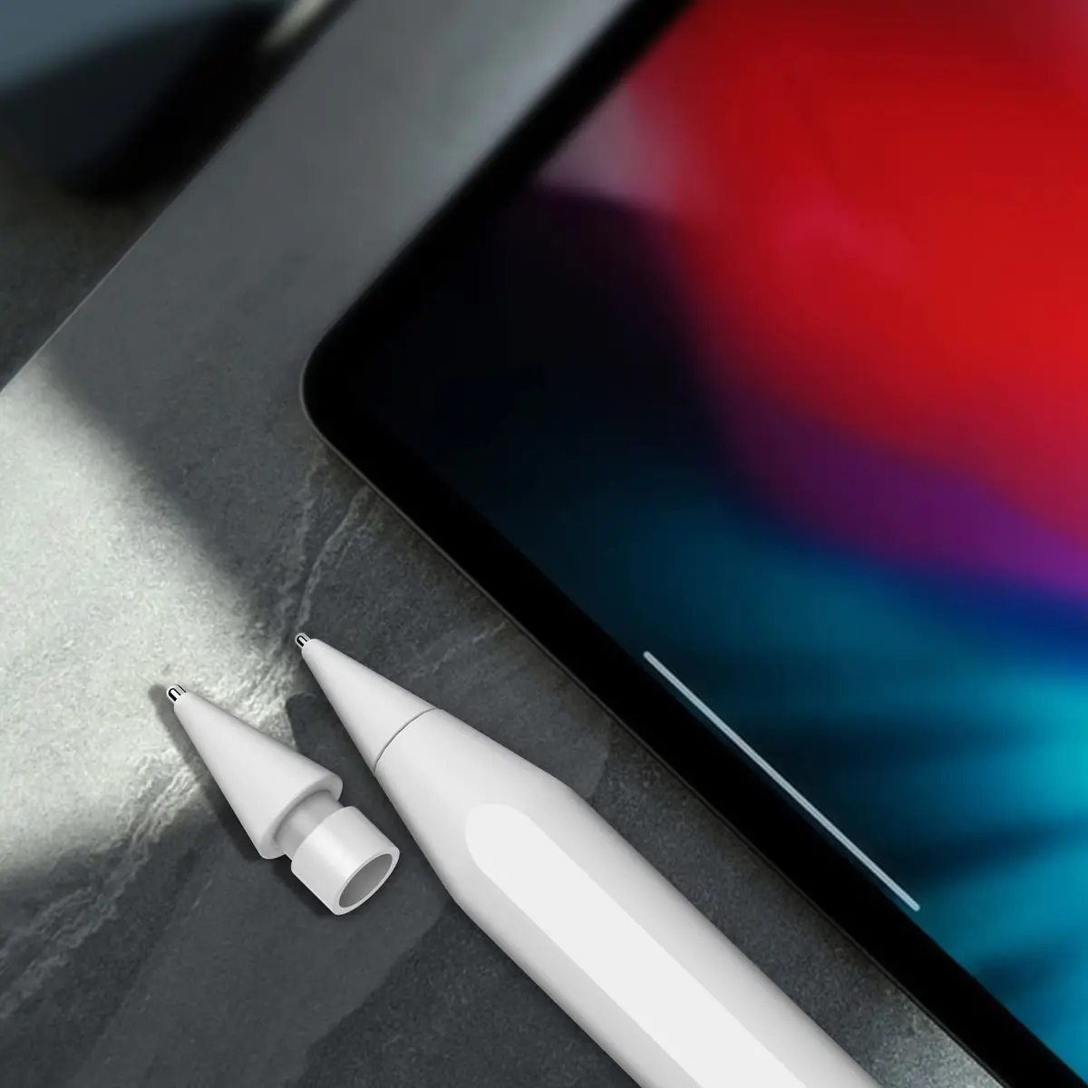 Delidigi Replacement Tips for Apple Pencil Pro/2nd/1st/USB-C | Wear-Resistant Metal Tips for Precise Control (70-120 chars) - view 7