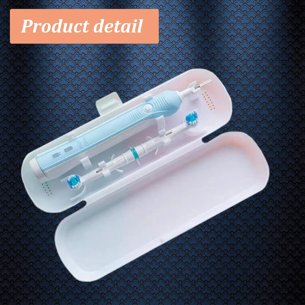 Hovesty 2 Pcs Electric Toothbrush Travel Case | Portable, Waterproof & Durable (8.3 in x 2.8 in) - view 3
