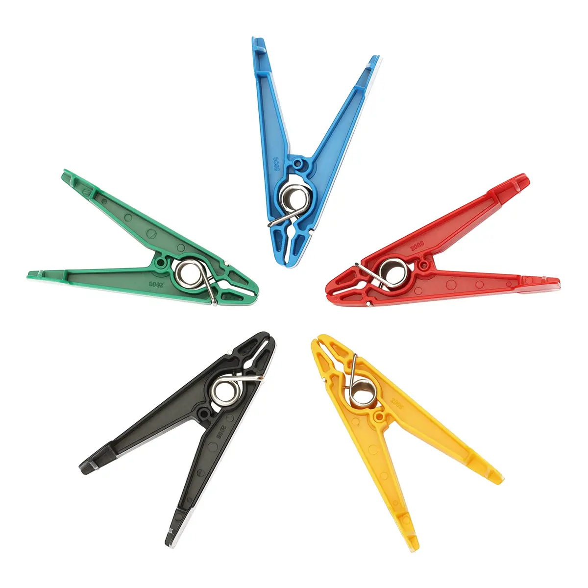 YPCBYNBS Graded Pinch Pin Exerciser Set with 5 Color-Coded Resistances | 1 lb to 8 lbs - main product image