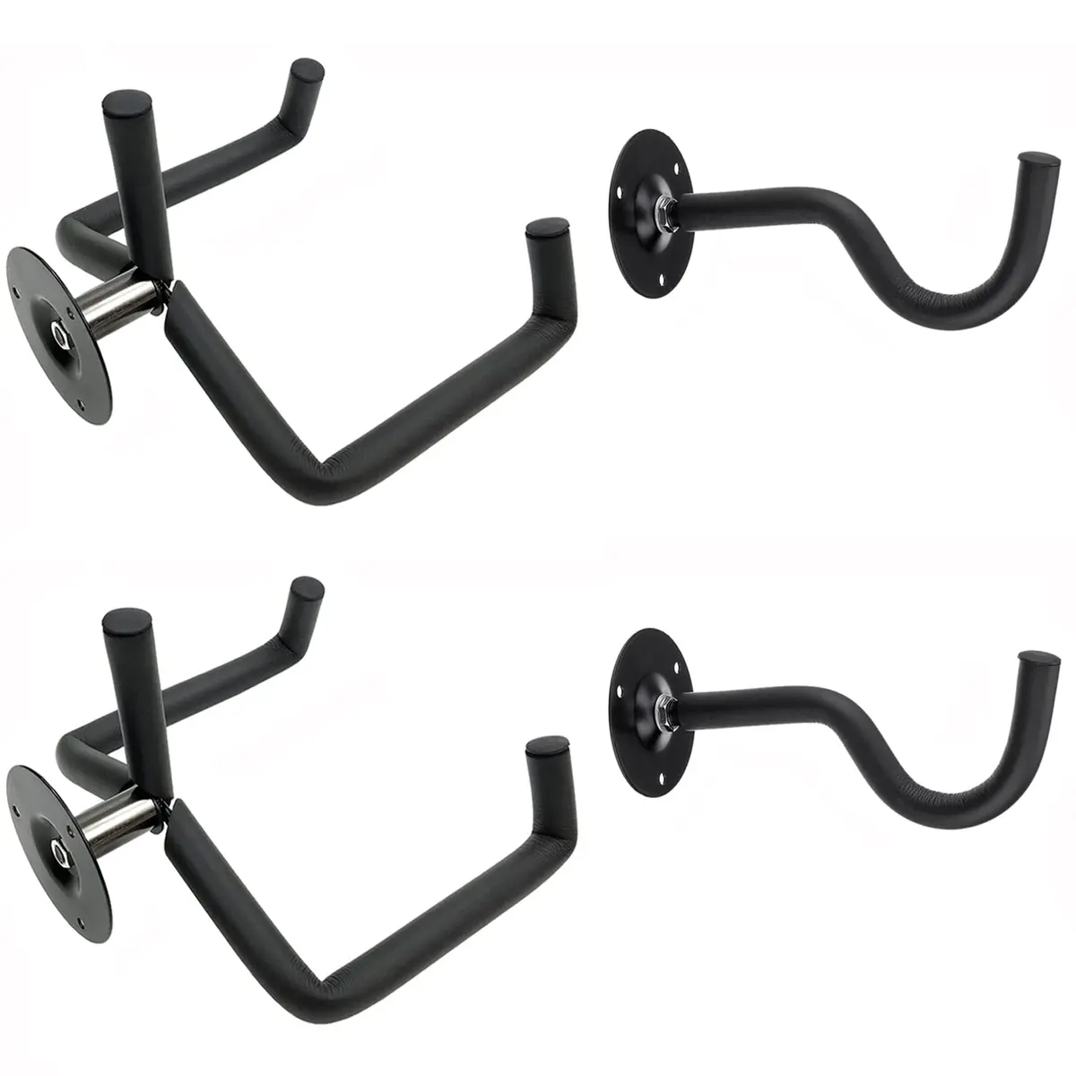 Jashem Guitar Wall Mount - Acoustic, Electric, Bass, Ukulele, Banjo, Mandolin Hanger (2-Pack, 250g / 0.55lb) | Securely Holds Instruments - main product image