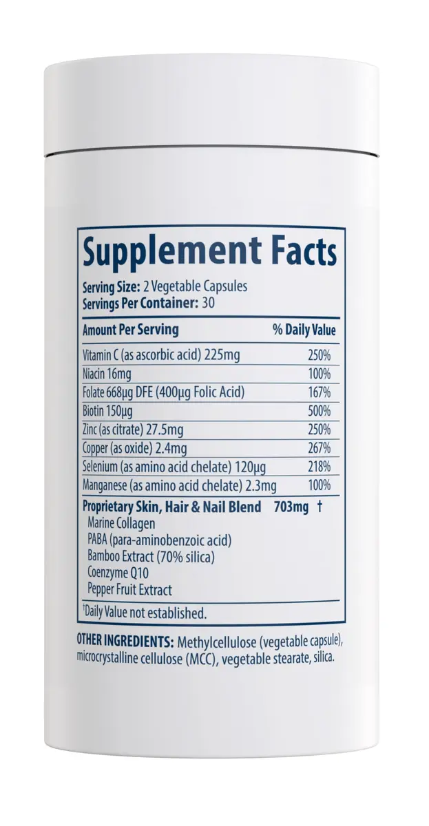 MiamiMD Total Beauty Matrix Collagen Capsules 60 Unflavored | Supports Youthful Skin & Hair - view 3