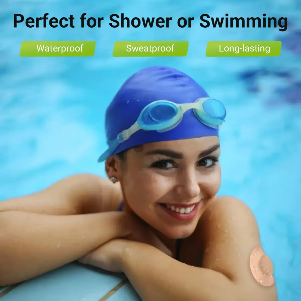 KOVOQ Reusable Hardshell Sensor Covers for Freestyle Libre 2 & Lingo (2 Pack) | Prevent Compression Lows, Shockproof Waterproof Add-On - view 6