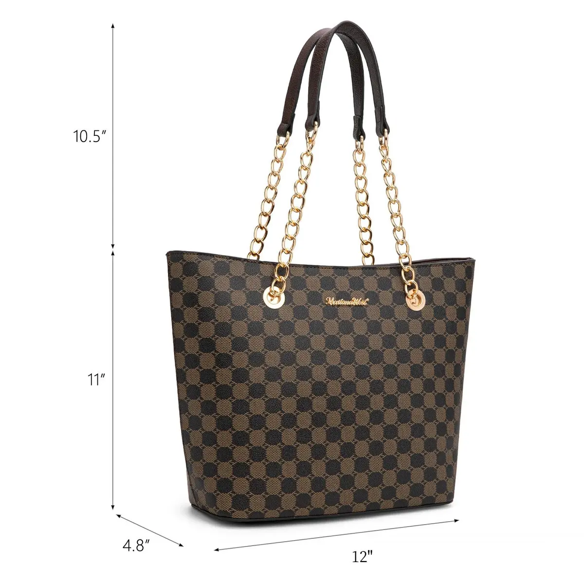 Montana West Tote Bag for Women Chain Top-handle Satchel Handbags Ladies Purses Shoulder Bags MWC-HB-0391-CF - view 4