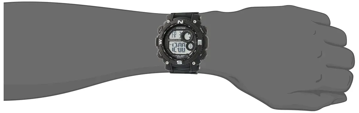 Armitron Sport Men's Quartz Sport Watch 22mm | Water-Resistant 100M, Black Camouflage - view 6