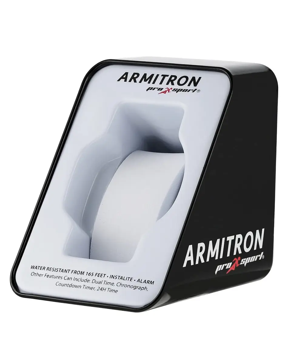 Armitron Sport Men's Quartz Sport Watch 22mm | Water-Resistant 100M, Black Camouflage - view 8