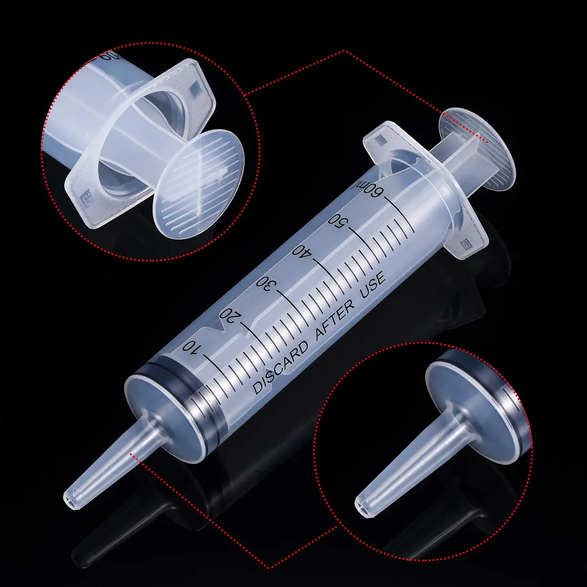 Frienda Syringes Without Needles 60 ml | Industrial & Scientific Lab Supplies - view 3