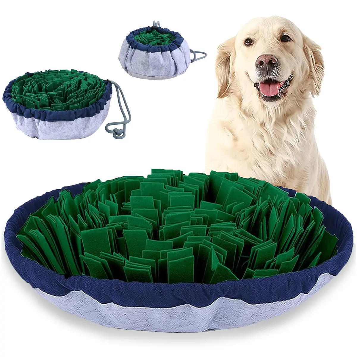 PET ARENA Adjustable Snuffle Mat for Dogs Puzzle Feeder Toy | Stimulates Natural Foraging & Mental Health - main product image