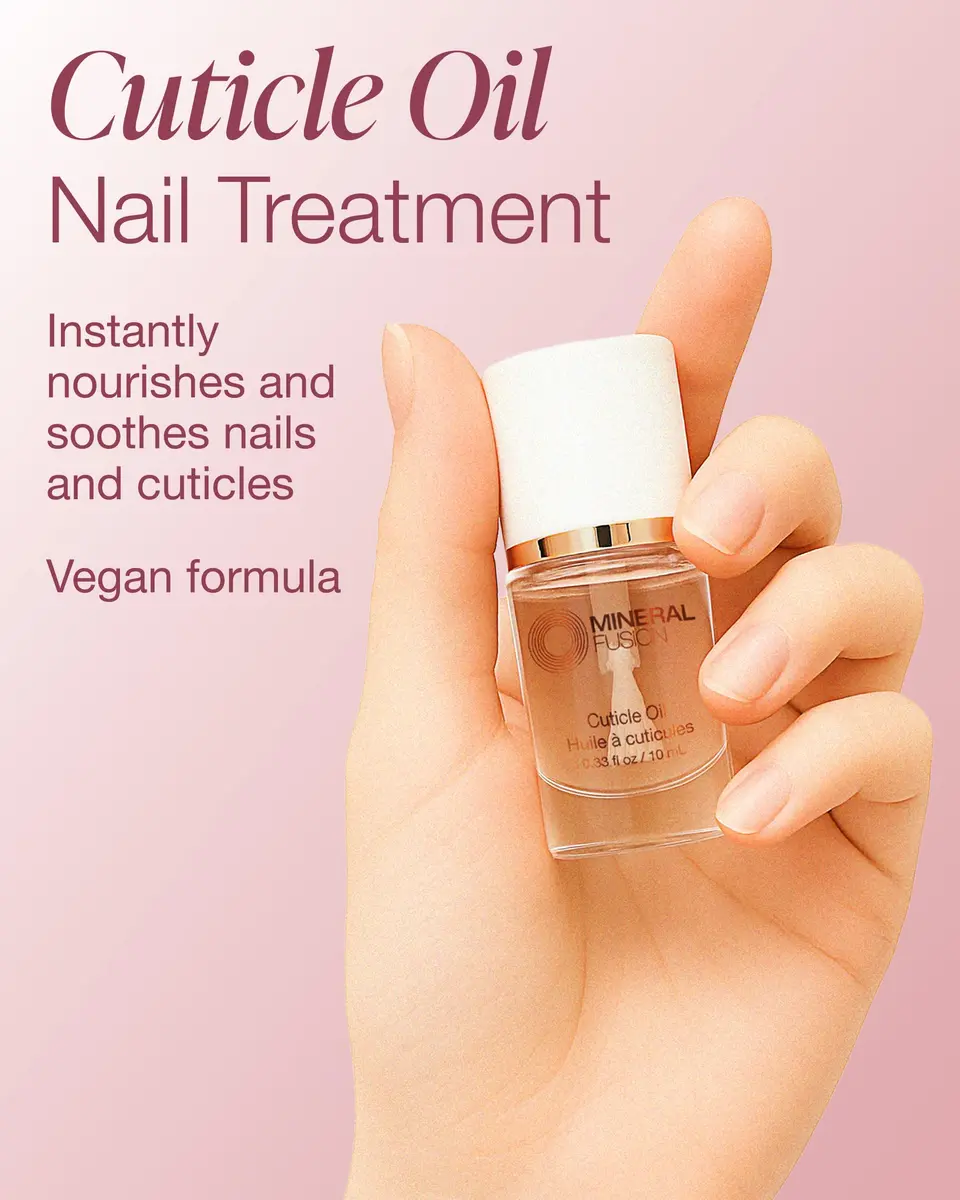 Mineral Fusion Cuticle Oil Nail Treatment 10ml (0.33 Fl Oz) | Nourishes & Protects Dry Cuticles - view 2