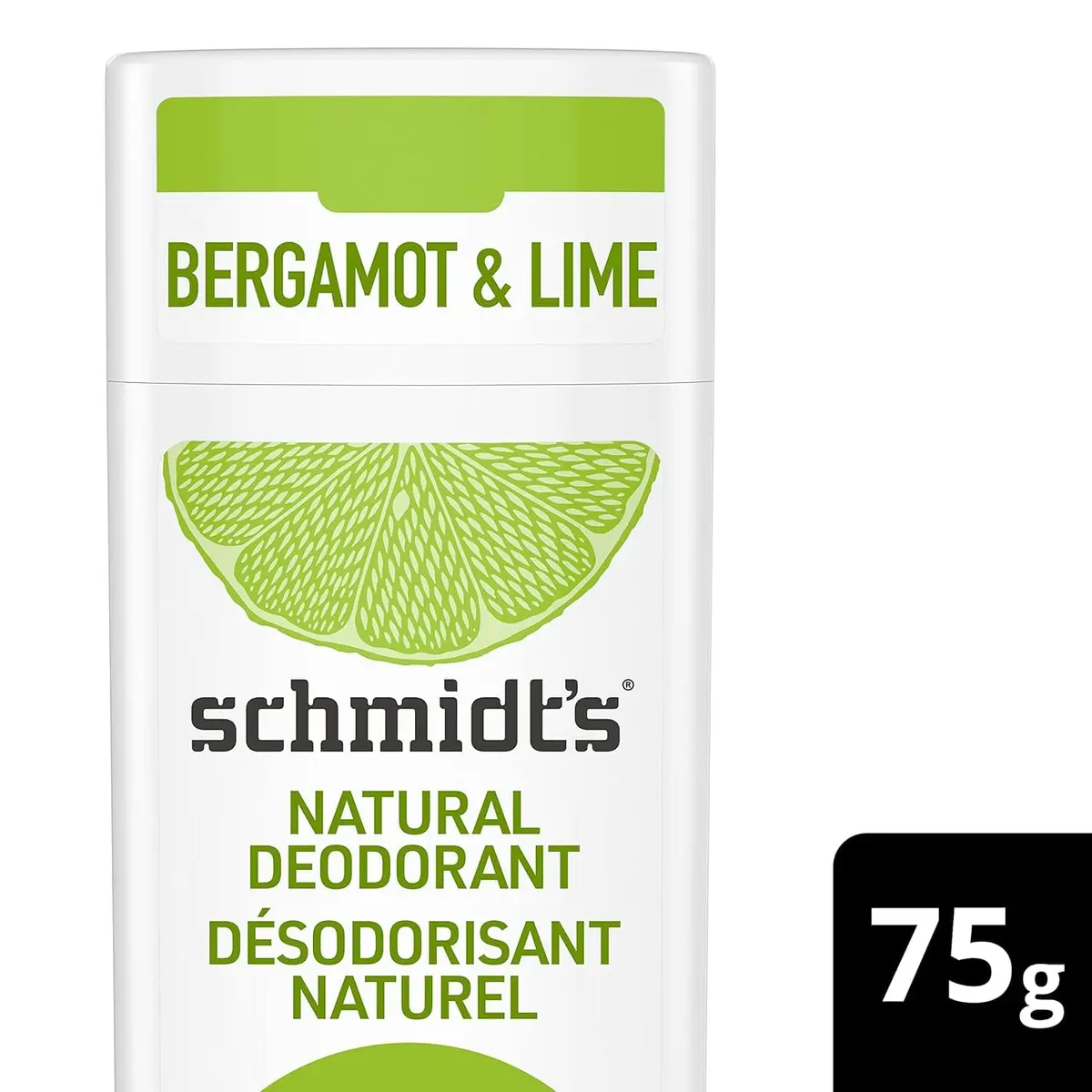 Schmidt's Natural Deodorant Bergamot & Lime 2.65 oz | 24 Hour Odor Protection, Vegan & Aluminum-Free - view 9