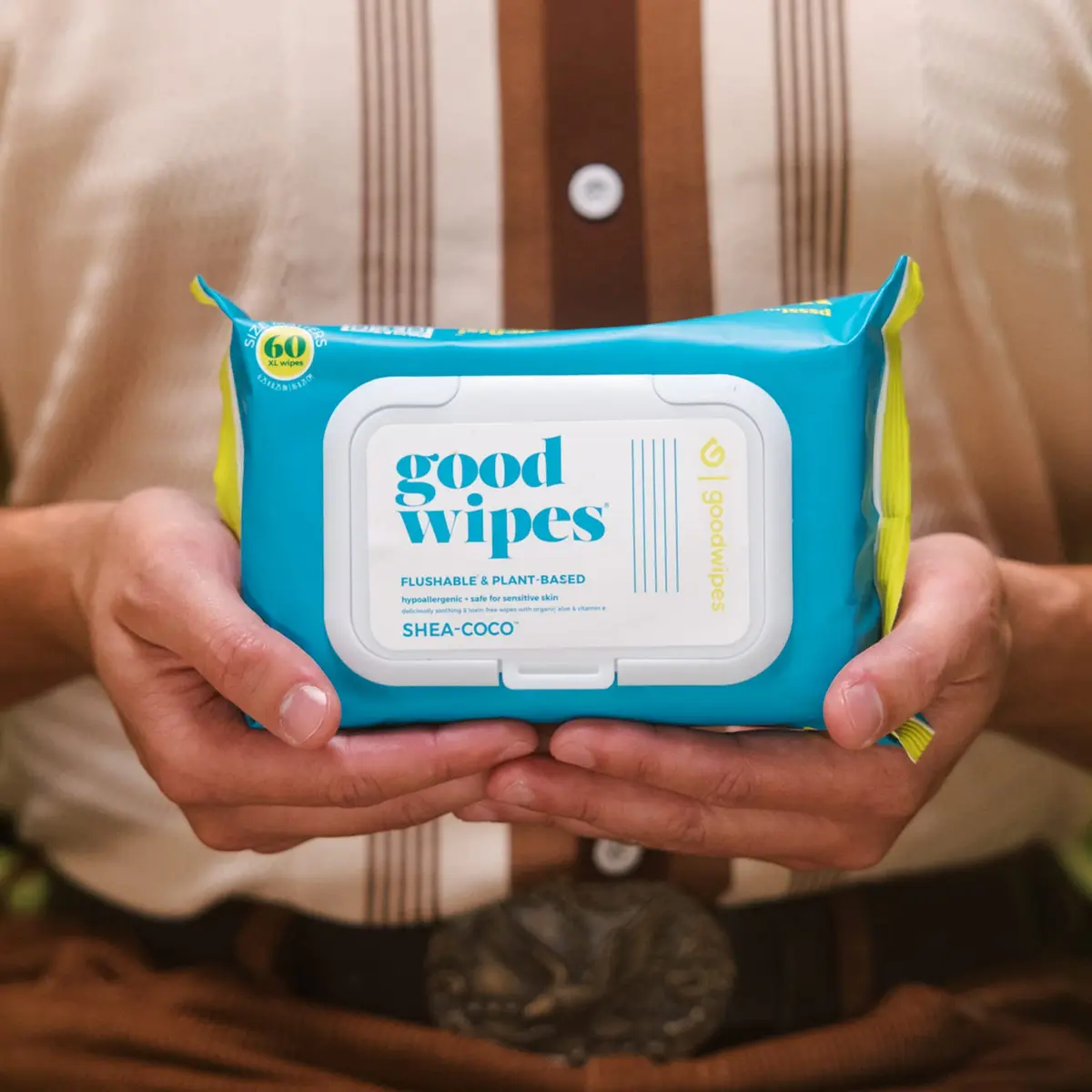 goodwipes Flushable Wipes Shea-Coco 60 Count (Pack of 8) | Septic Safe & Biodegradable - view 7
