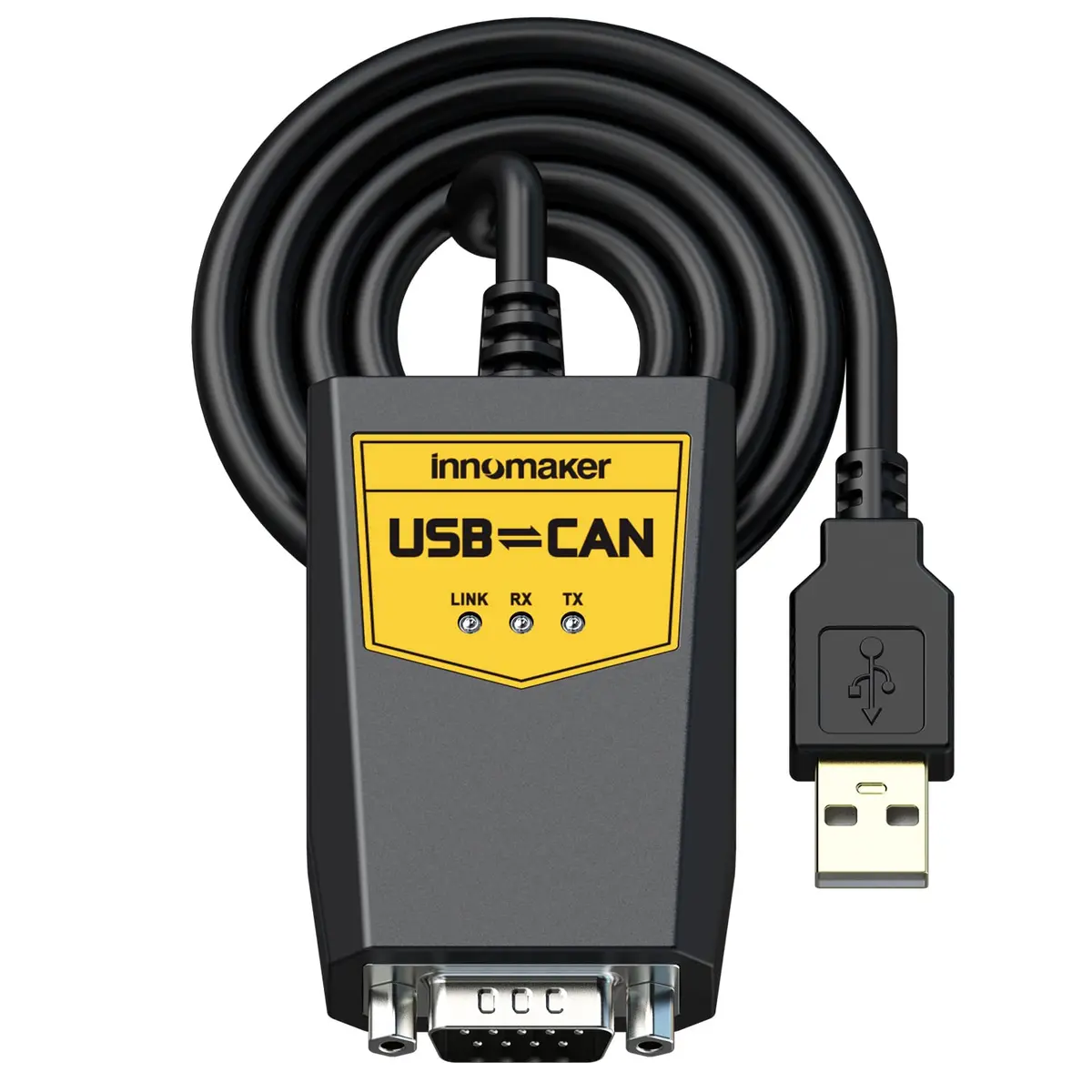 innomaker USB to CAN Converter Cable for Raspberry Pi5/4/Pi3B+/Pi3/Zero(W)/Jetson Nano/Tinker Board | Support Windows Linux Mac OS Android Venus OS - main product image
