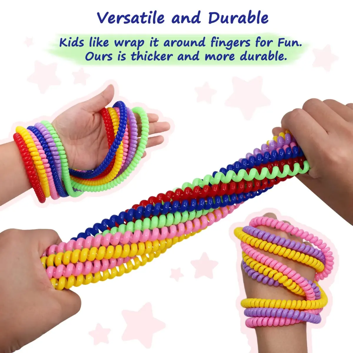 Olugu Sensory Chew Necklace 6 Pack | BPA-Free PLA Oral Motor Aids for Kids - view 4