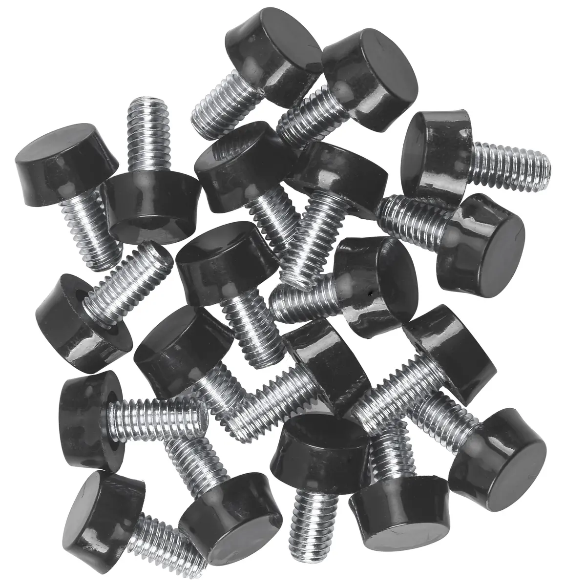 EZALOR 5/16"-18 UNC Thread Adjustable Furniture Levelers Screw 20 Pcs | Floor-Friendly Non-Skid Base - main product image