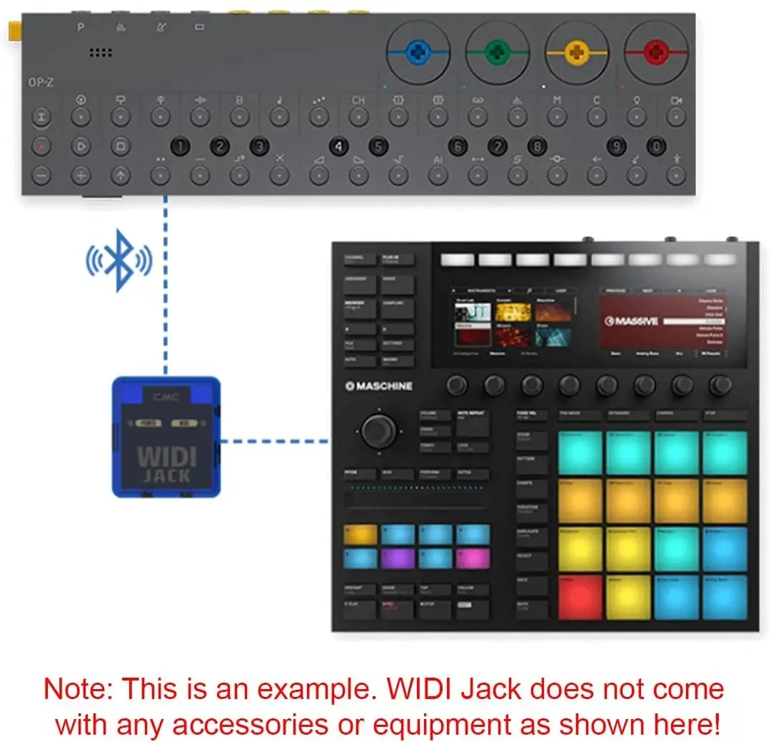 CME WIDI Jack Premium Bluetooth MIDI Adapter with DIN-5 Cables | Ultra Low Latency 3ms - view 9