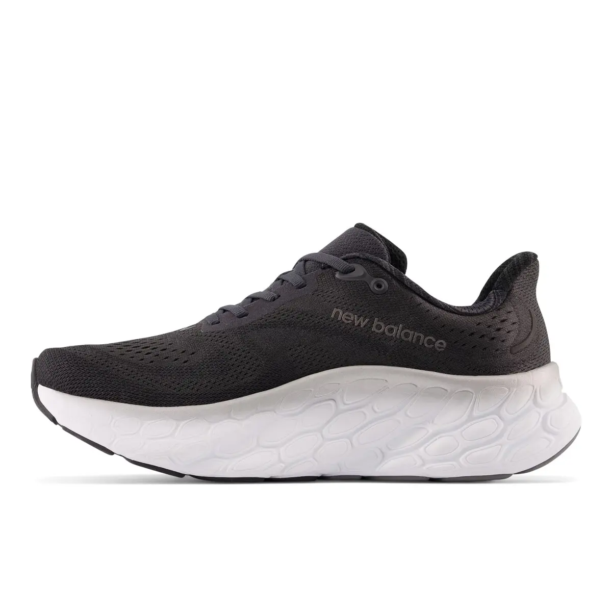 New Balance Fresh Foam X More V4 Running Shoe, Black/Phantom, 8 Wide US | Max Cushioning & Breathable Fit - view 5