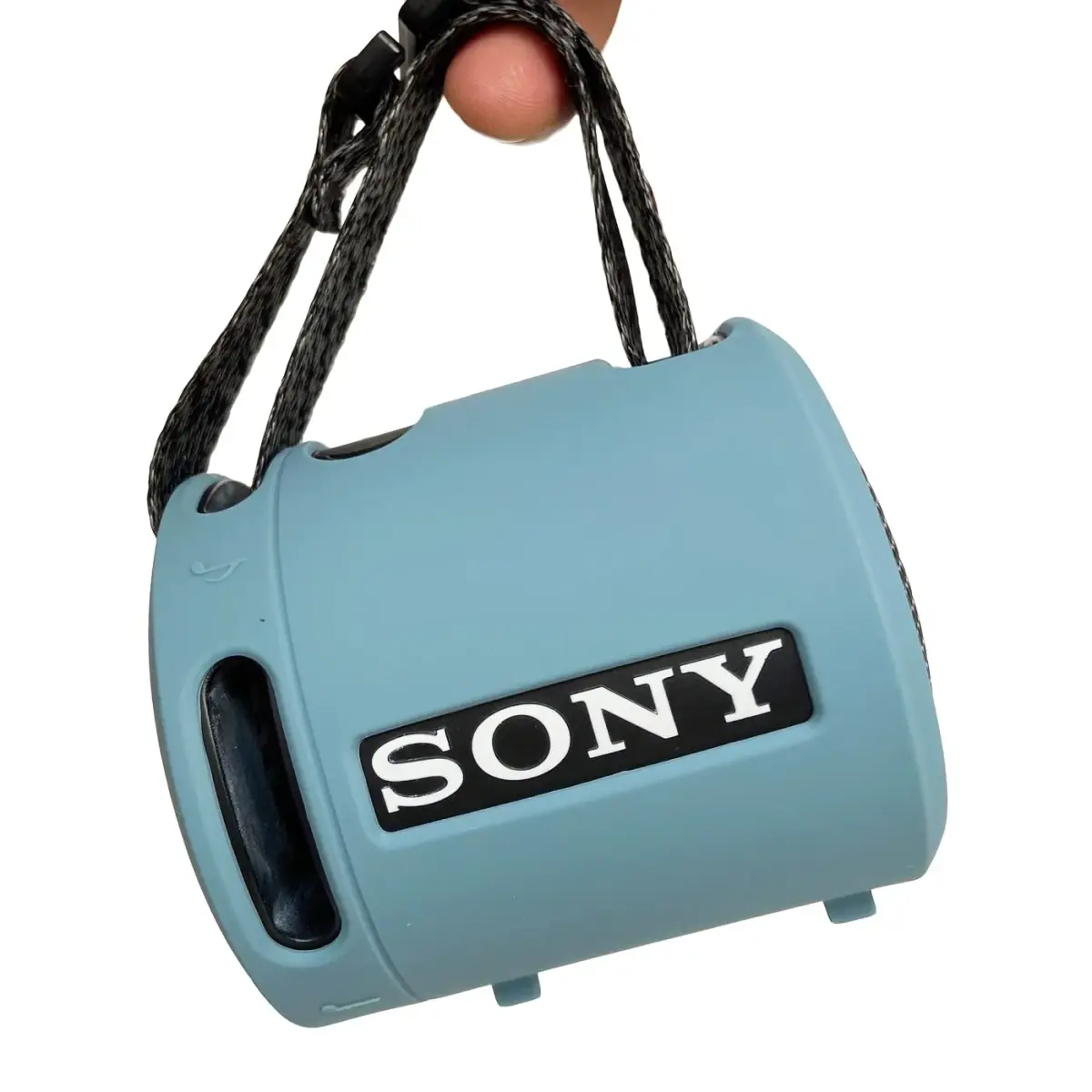 RAWECUD Silicone Case for Sony SRS-XB13/XB100 Speaker | Shockproof Protective Cover (Light Blue) - view 3