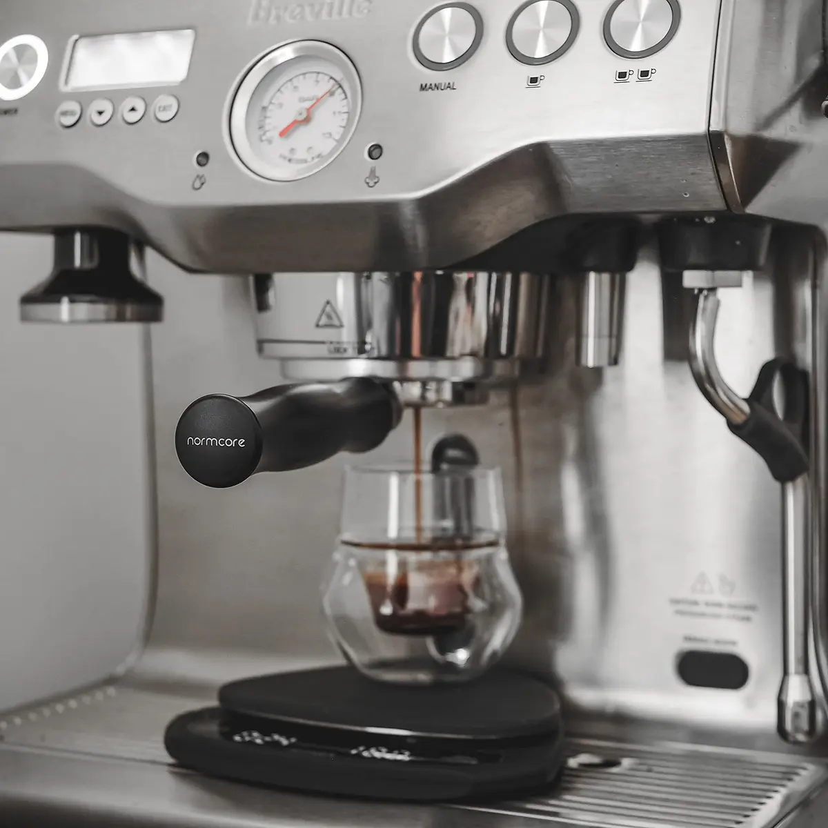 Normcore 58mm Bottomless Portafilter for Breville Dual Boiler Espresso Machines | Includes 18g Filter Basket - view 2