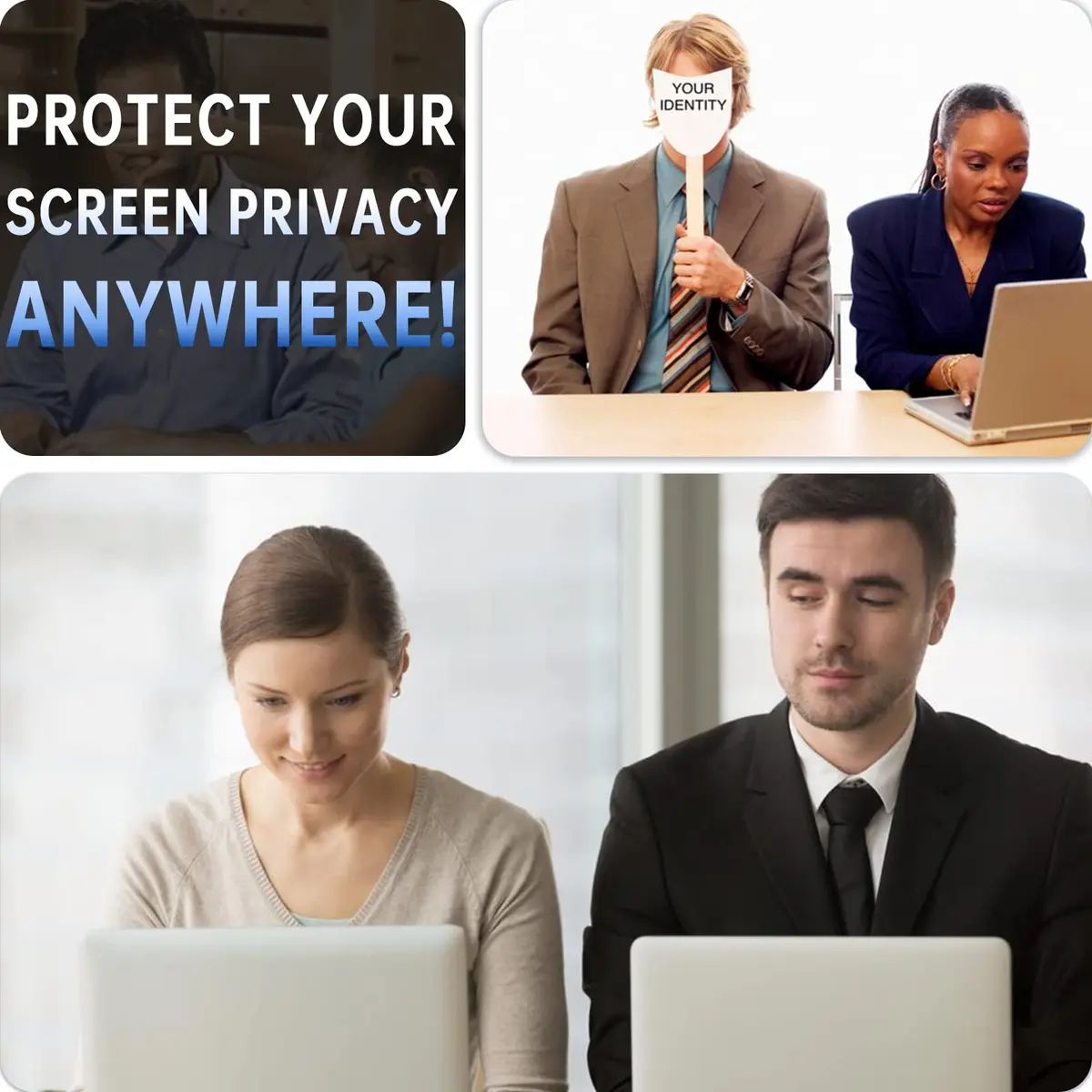 Peslv Magnetic Privacy Screen for MacBook Air 13" (2018-2021 M1) & Pro 13" (2016-2022 M1/M2) | Anti-Blue Light Glare Filter - view 7