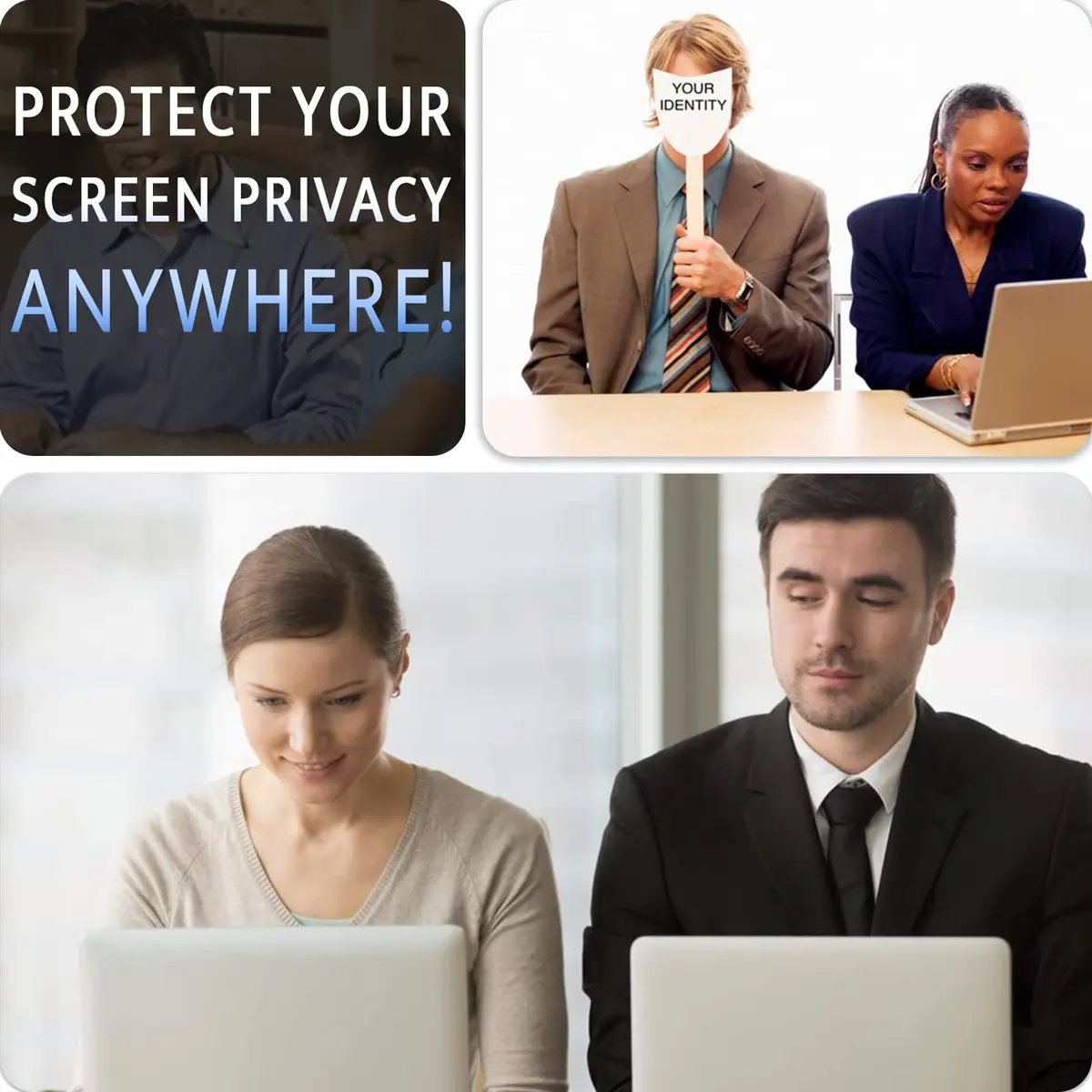 Peslv Magnetic Privacy Screen for MacBook Pro 13 Inch (2012-2015) | Anti Blue Light Glare Peep Filter - view 7