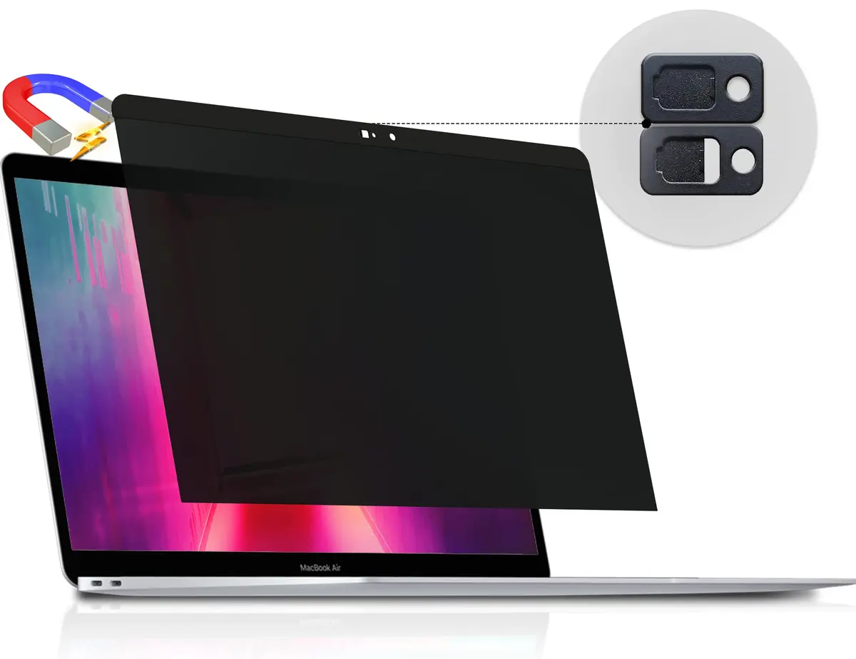 Peslv Magnetic Privacy Screen for MacBook Pro 15 Inch (2016-2019) 38.1 cm (15 in) | Anti-Blue Light Glare Peep Filter - main product image