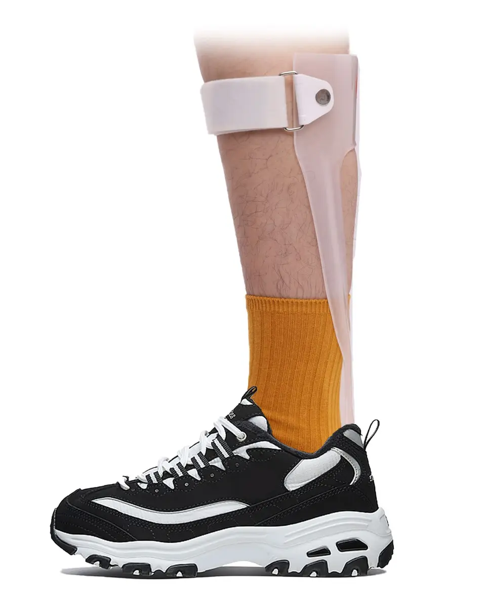 Shuyan Jiao AFO Foot Drop Brace Ankle Foot Orthosis XL-Right | Lightweight, Adjustable Support for Stroke & Hemiplegia - main product image