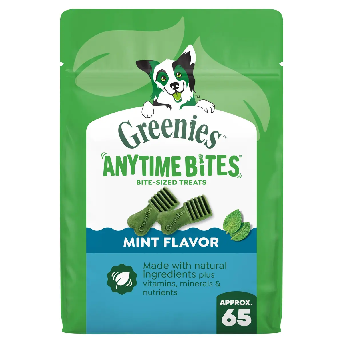 Greenies Dog Treats Mint Flavor 10.3 oz | Chewy, Natural, 13 Calories - main product image