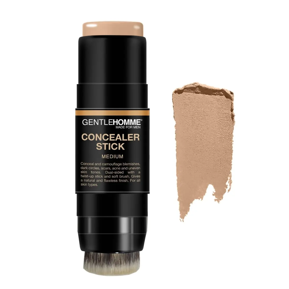 Gentlehomme Concealer Stick for Men - Medium - 0.28 Oz | Full Coverage, Buildable, All Skin Types - main product image