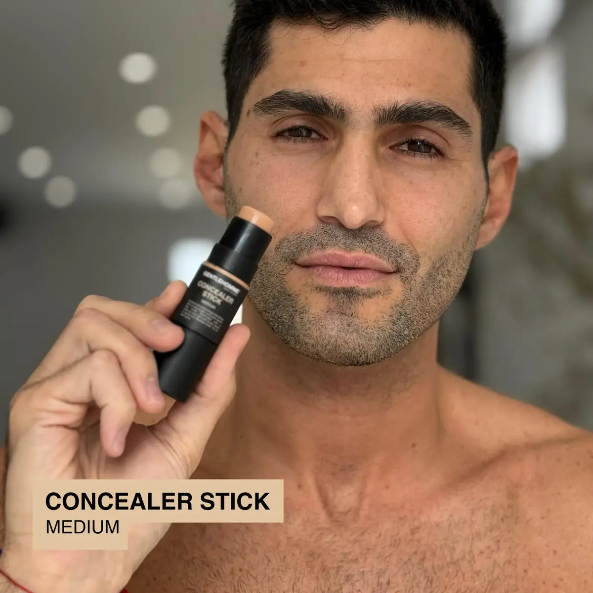 Gentlehomme Concealer Stick for Men - Medium - 0.28 Oz | Full Coverage, Buildable, All Skin Types - view 2