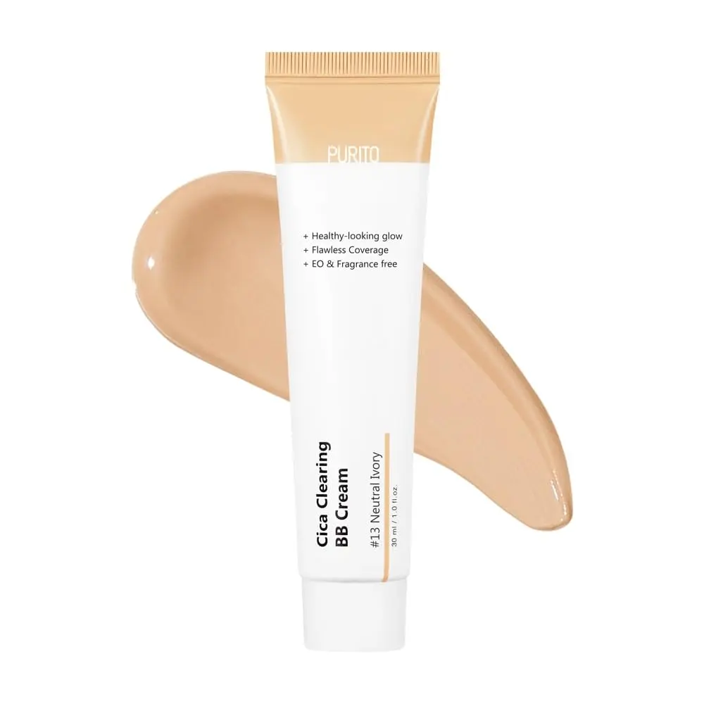 PURITO Cica Clearing BB Cream #13 Neutral Ivory 30ml (1 fl.oz) | Vegan & Cruelty-Free with Centella Asiatica - main product image