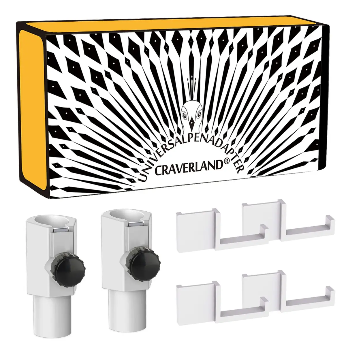 CRAVERLAND Universal Pen Adapter for Cricut Maker 4 3/Explore 4 3/Air 2/Maker/Venture Cutting Machines | Fits Pens <0.5" Diameter - main product image