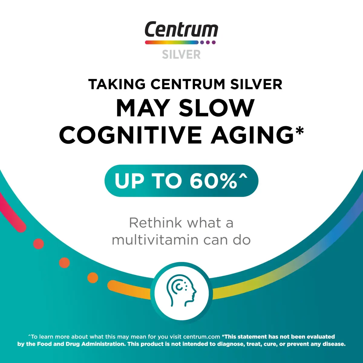 Centrum Silver Men's 50+ Multivitamin 200 Tablets | Supports Memory, Cognition & Muscle Health - view 4