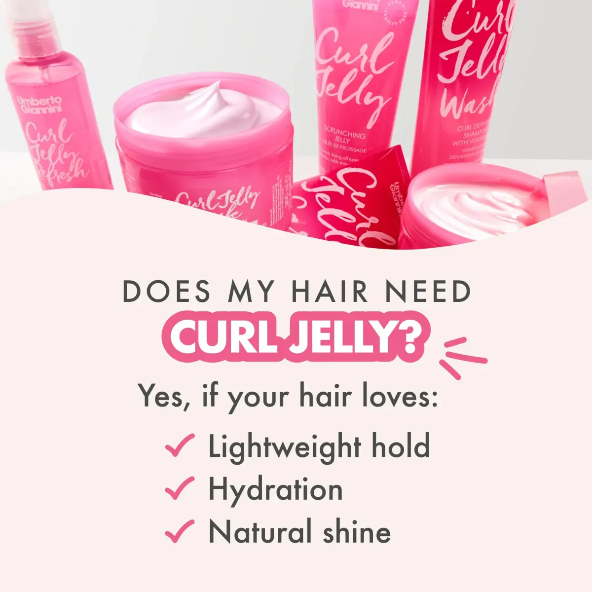 Umberto Giannini Curl Jelly Refresh Spray 148ml (5 fl Oz) | Vegan & Cruelty-Free Curl Refresher - view 3