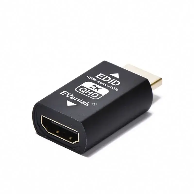 EVanlak HDMI EDID Emulator Passthrough 3rd Gen 1440p - 1 Port | Maintains 2560x1440 Resolution - view 4