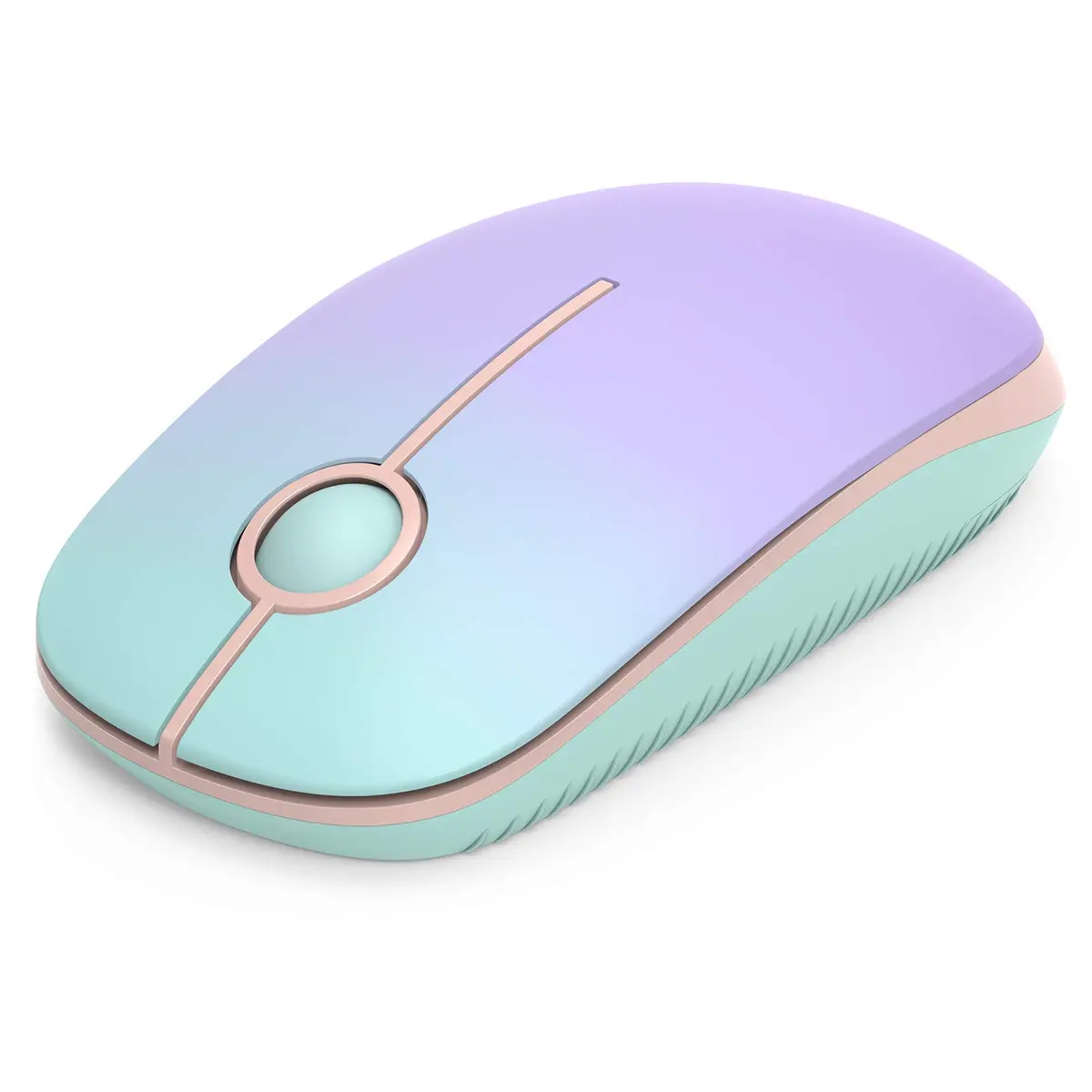 Unipows Wireless Mouse-2.4G Slim Portable Computer Mouse with Nano Receiver | 15.99 USD | 5M Clicks | Gradient Pink-Purple - main product image