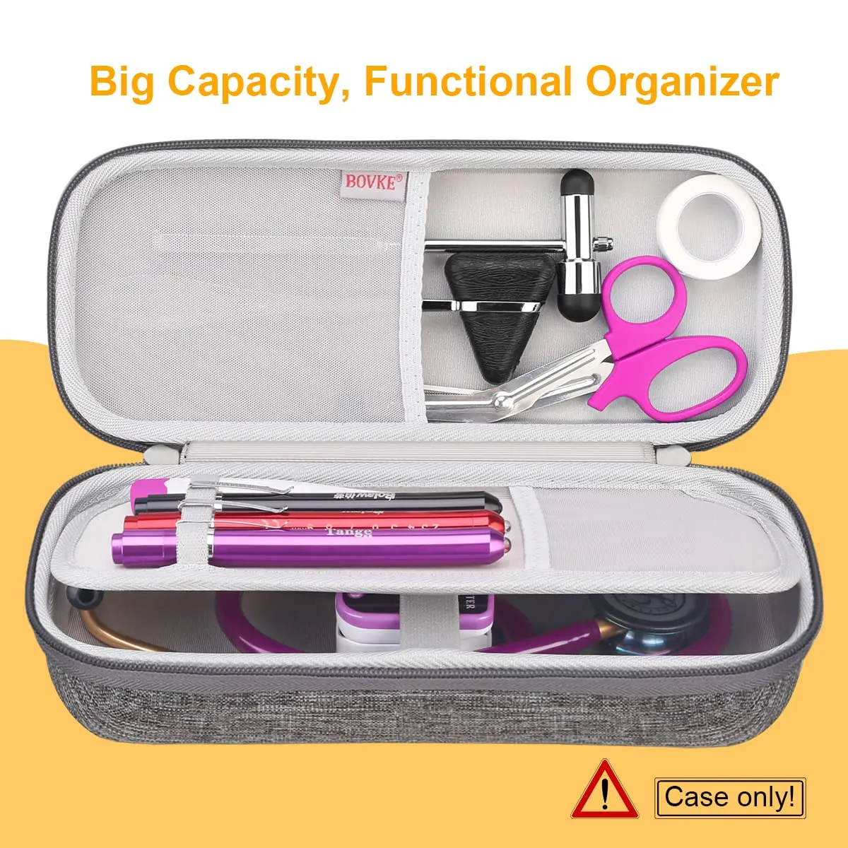 BOVKE Hard Case for 3M Littmann Classic III/Cardiology IV/MDF Stethoscope | Durable, Compact & Waterproof - view 2