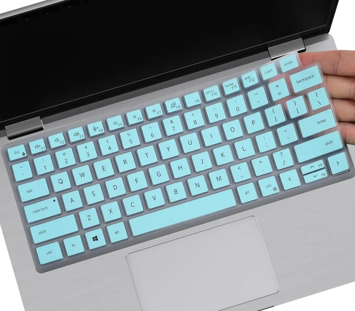CaseBuy Mint Silicone Keyboard Cover for Dell Latitude 14-15.6" Laptops | Protects from Dust & Spills - main product image