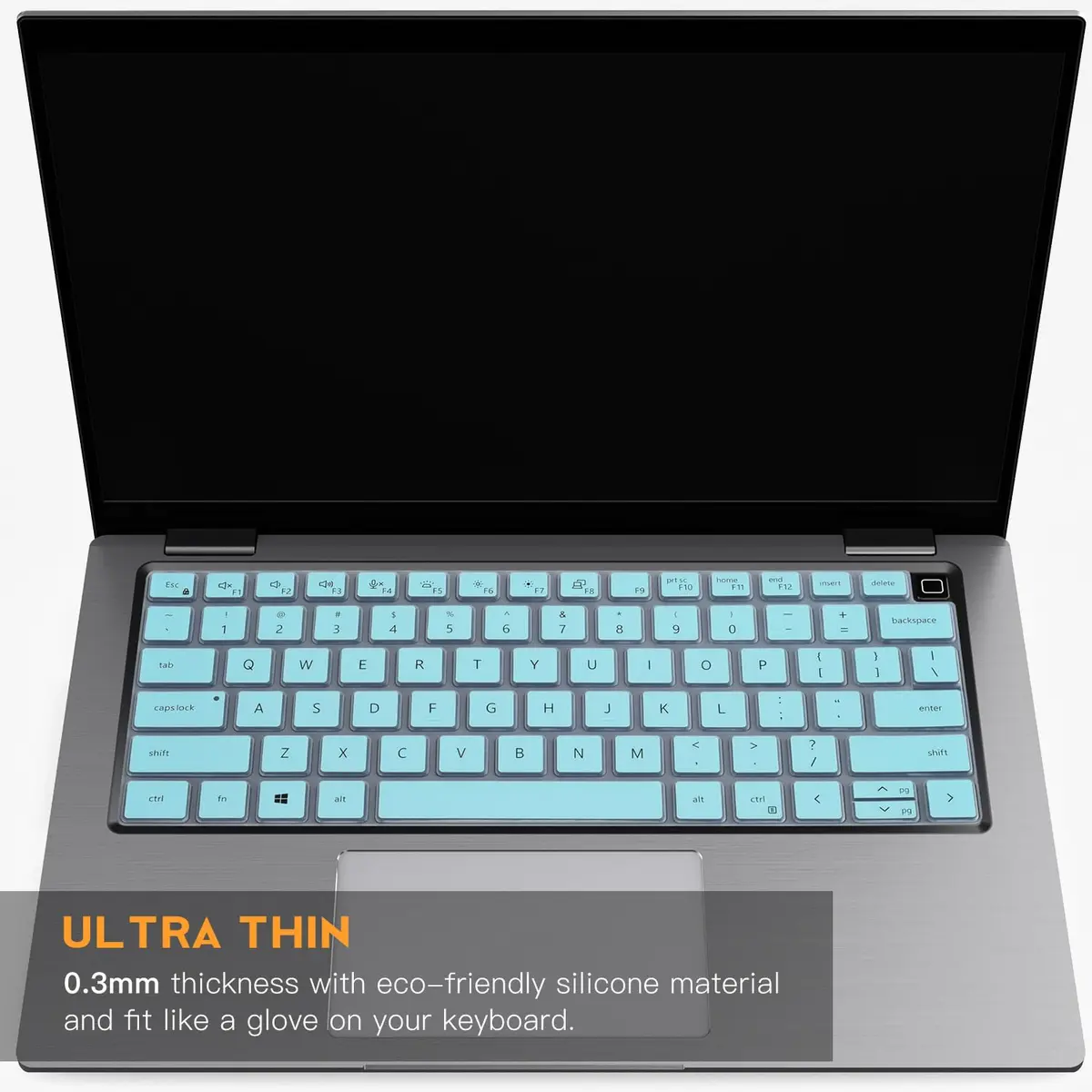 CaseBuy Mint Silicone Keyboard Cover for Dell Latitude 14-15.6" Laptops | Protects from Dust & Spills - view 5