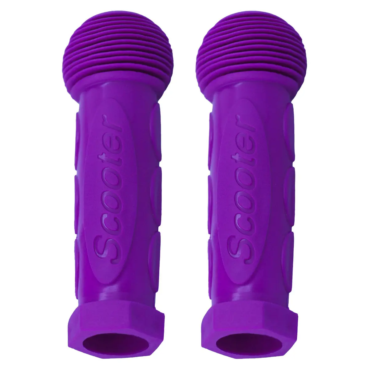 Gladeer Kids Scooter Handle Grips Replacement Handlebars for 2/3/4 Wheels Child Kick Push Scooters Bike Rocking Car, 2-Pack (Dark Purple) - view 2