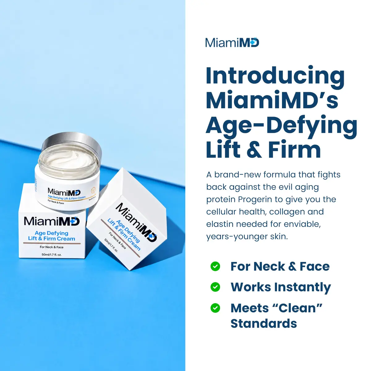 MiamiMD Age-Defying Lifting & Firming Face Cream for Women - 1.7oz | Supports youthful, firm skin & reduces wrinkles - view 5