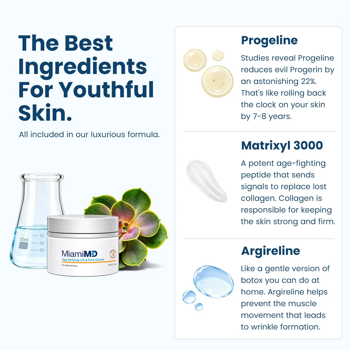 MiamiMD Age-Defying Lifting & Firming Face Cream for Women - 1.7oz | Supports youthful, firm skin & reduces wrinkles - view 7