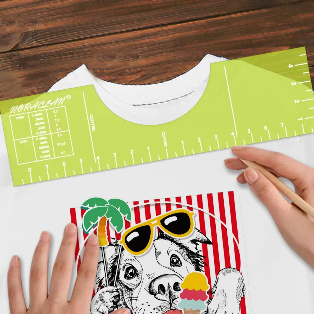 PLYXQ T-Shirt Alignment Ruler Guide 45.72cm (18") | Precise Vinyl & Sublimation Design Tool - view 6