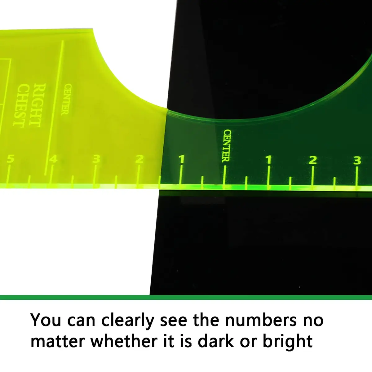 PLYXQ T-Shirt Alignment Ruler Guide 45.72cm (18") | Precise Vinyl & Sublimation Design Tool - view 4