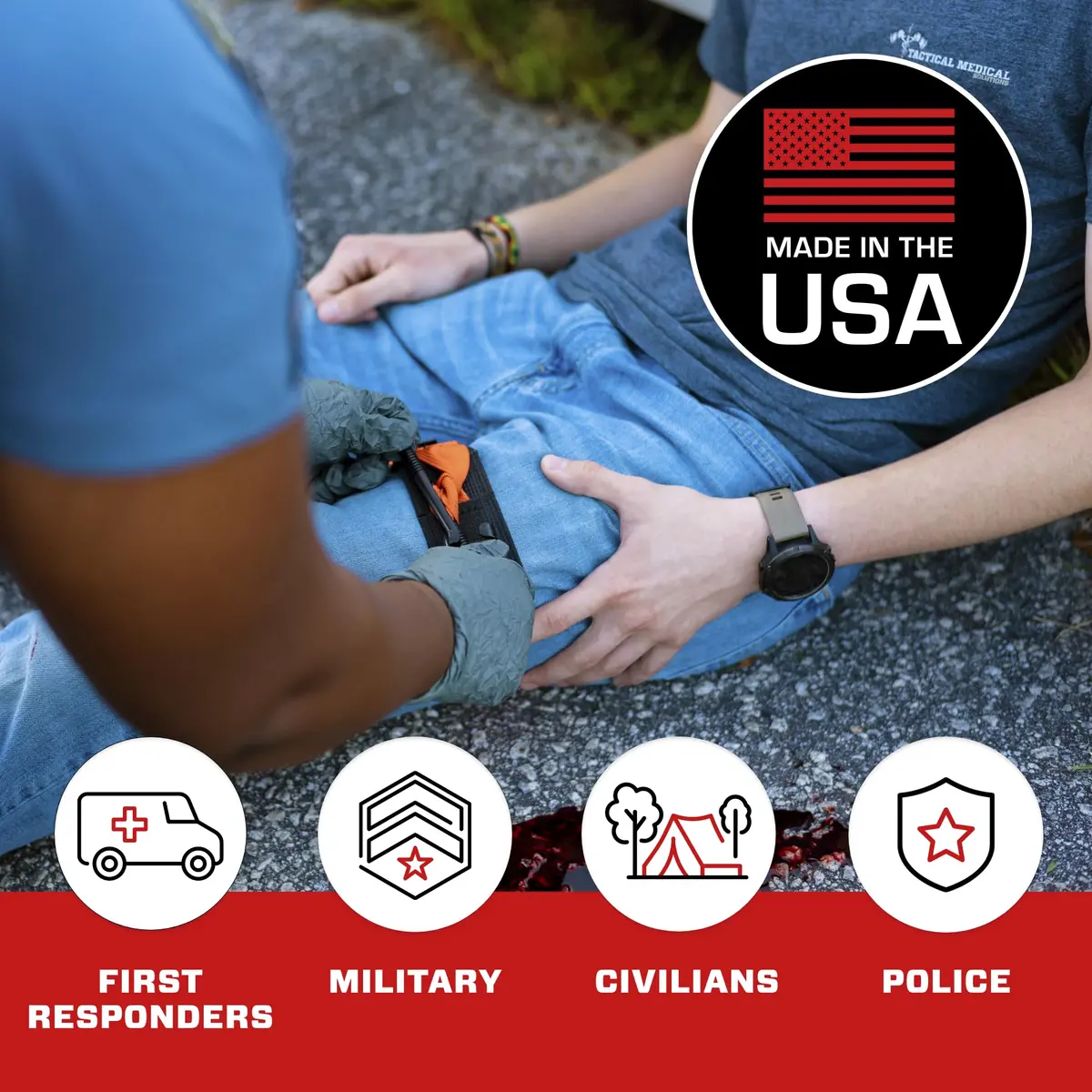 SOF TOURNIQUET Generation 5 | Military-Grade Bleeding Control Tourniquet, Black, Essential First Aid (105g) - view 6