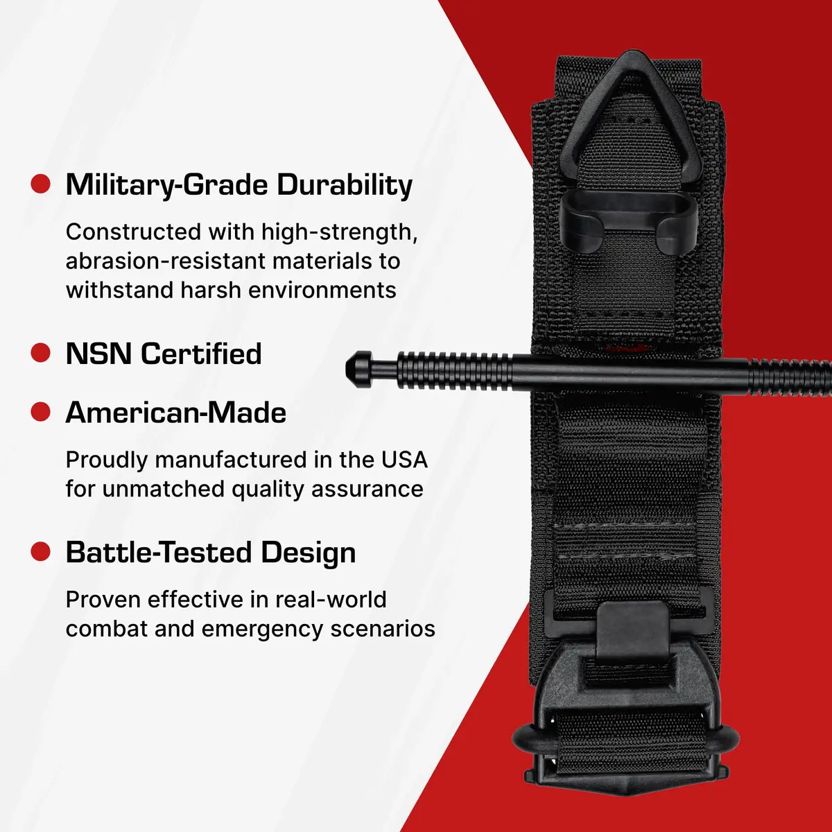SOF TOURNIQUET Generation 5 | Military-Grade Bleeding Control Tourniquet, Black, Essential First Aid (105g) - view 7