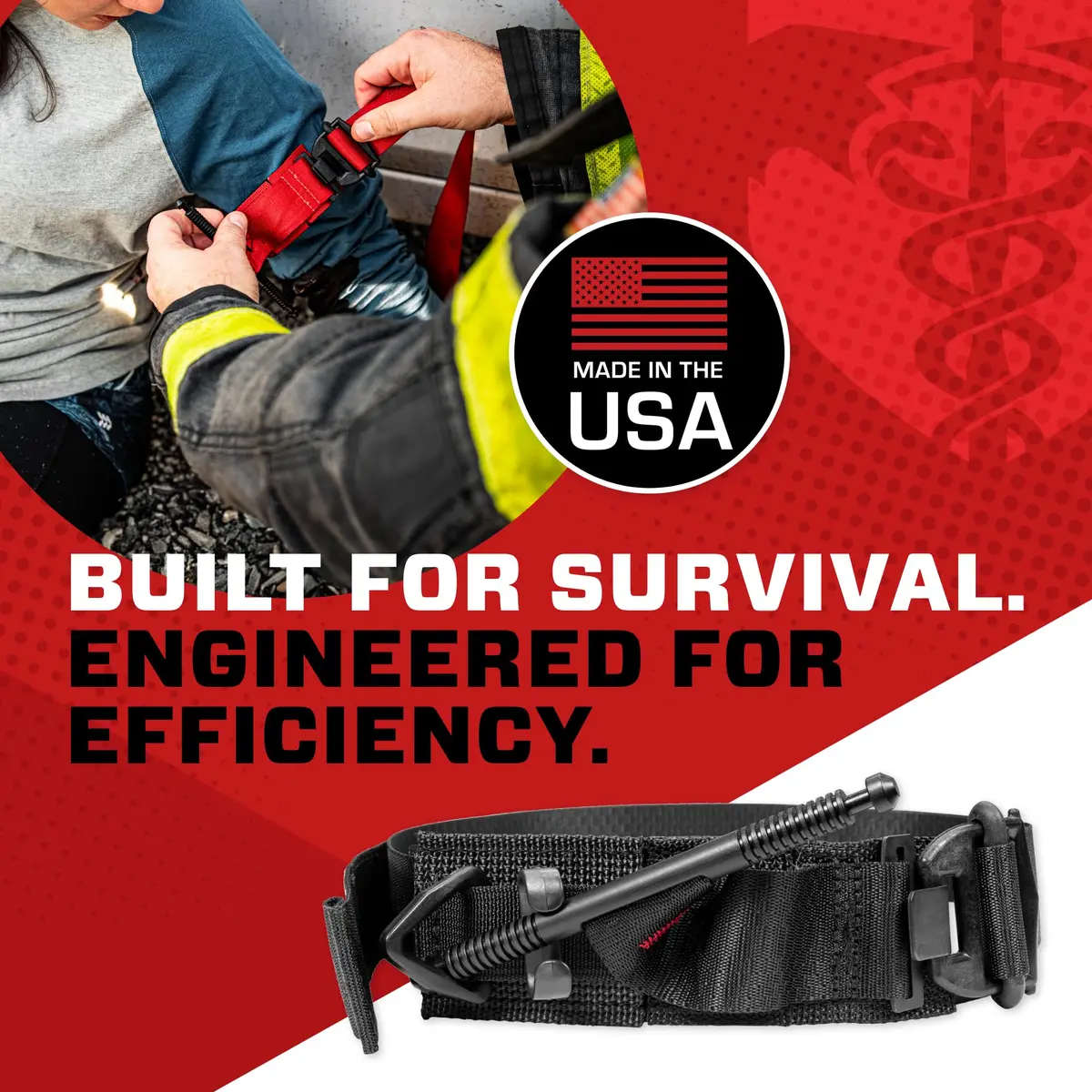 SOF TOURNIQUET Generation 5 | Military-Grade Bleeding Control Tourniquet, Black, Essential First Aid (105g) - view 9