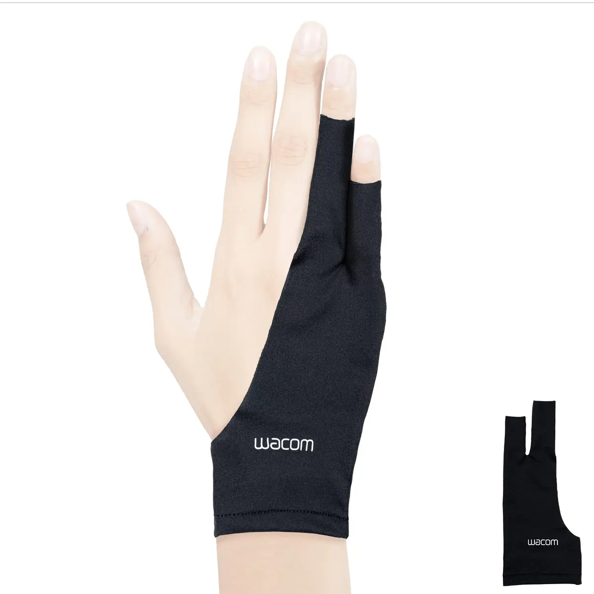 Wacom Artist Drawing Glove Black One-Size | Reduces Friction for Digital Art Creation - main product image