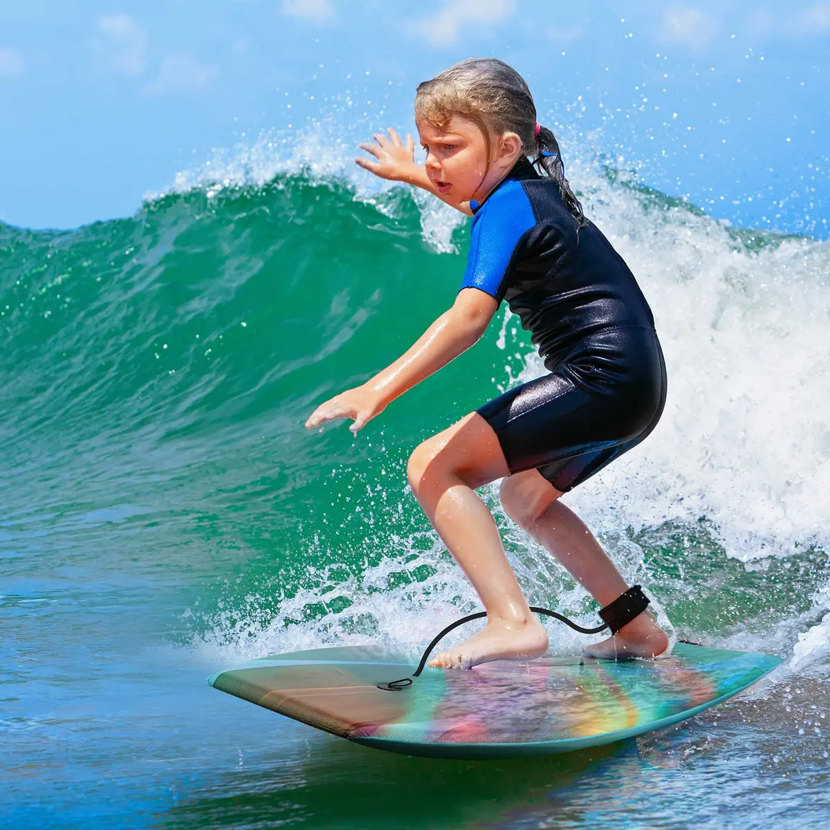 RAYWER Body Board Lightweight with EPS Core 33-INCH | Impact-Resistant, HDPE Slick Bottom, for Kids & Adults - view 4