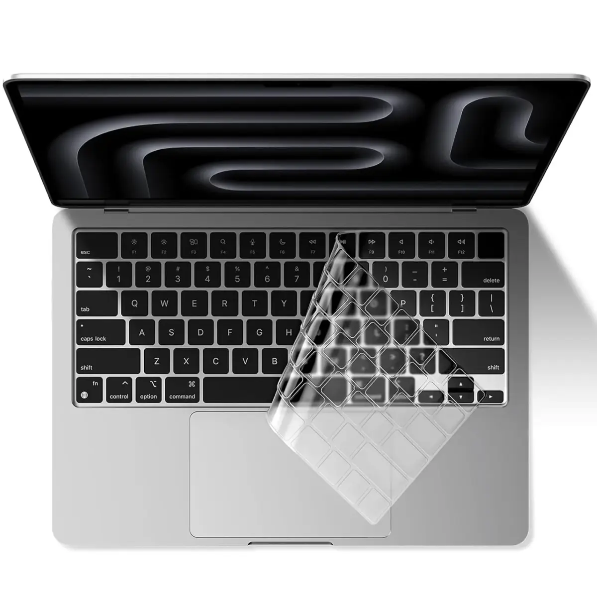 EooCoo Clear Keyboard Cover Skin Protector for MacBook Pro 14/16" & Air 13/15" | Ultra-Thin TPU - main product image