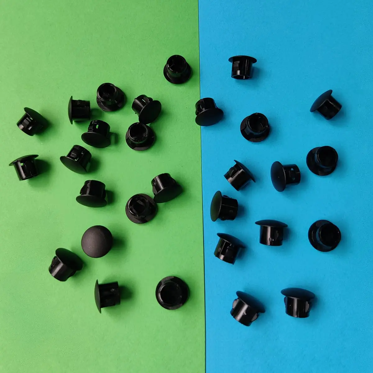ZYYC Black Hole Plugs 8mm (5/16") Plastic Hole Plugs, 30 Pcs | For Furniture Cabinet Insert End Caps - view 5